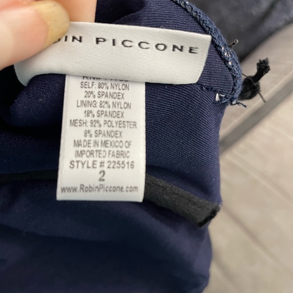 NWT Robin Piccone Chandy tie front one piece swimsuit - Picture 7 of 9